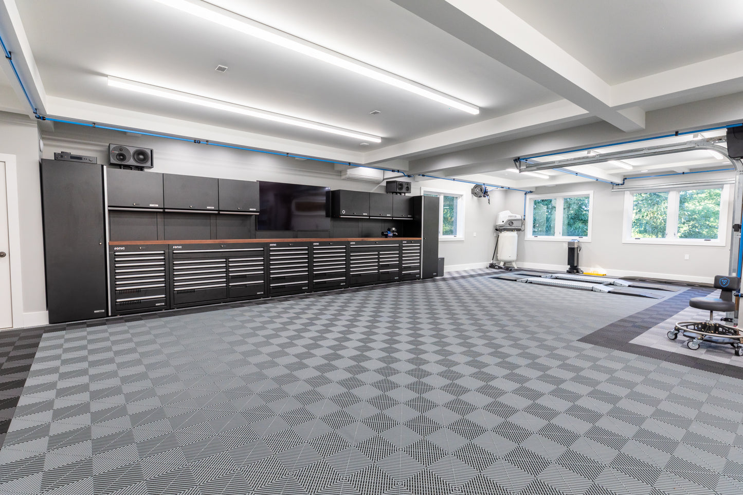 Ultimate One Car Garage Lighting Solution