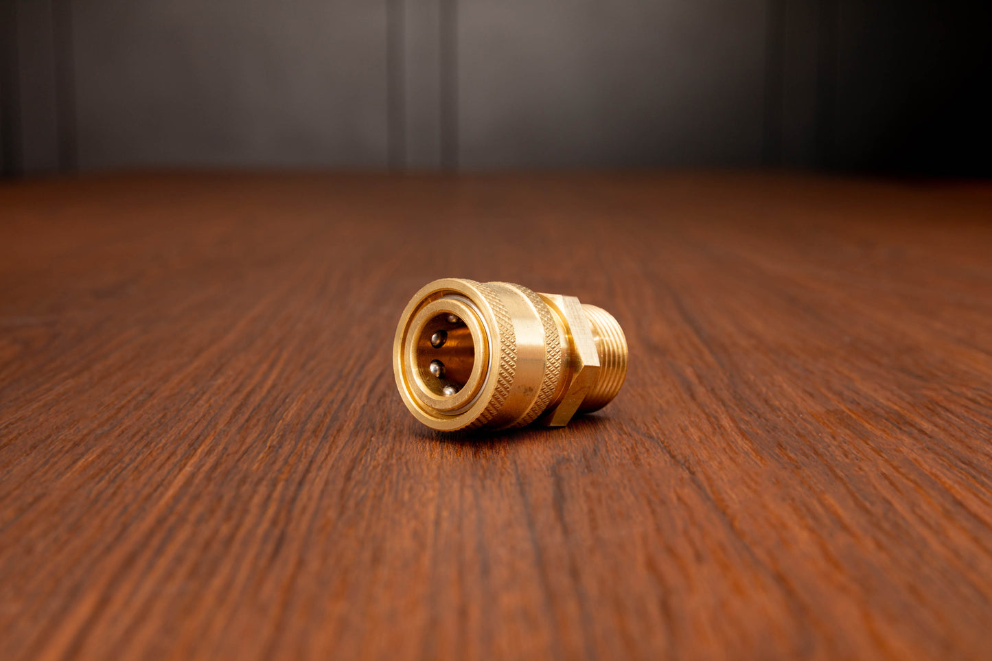 Brass M22 Male (14mm) to 3/8" QD Coupler