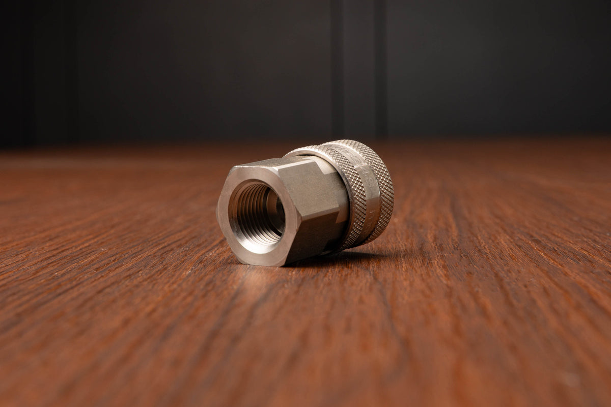 Mosmatic T304 SS 3/8" Female QD Coupler