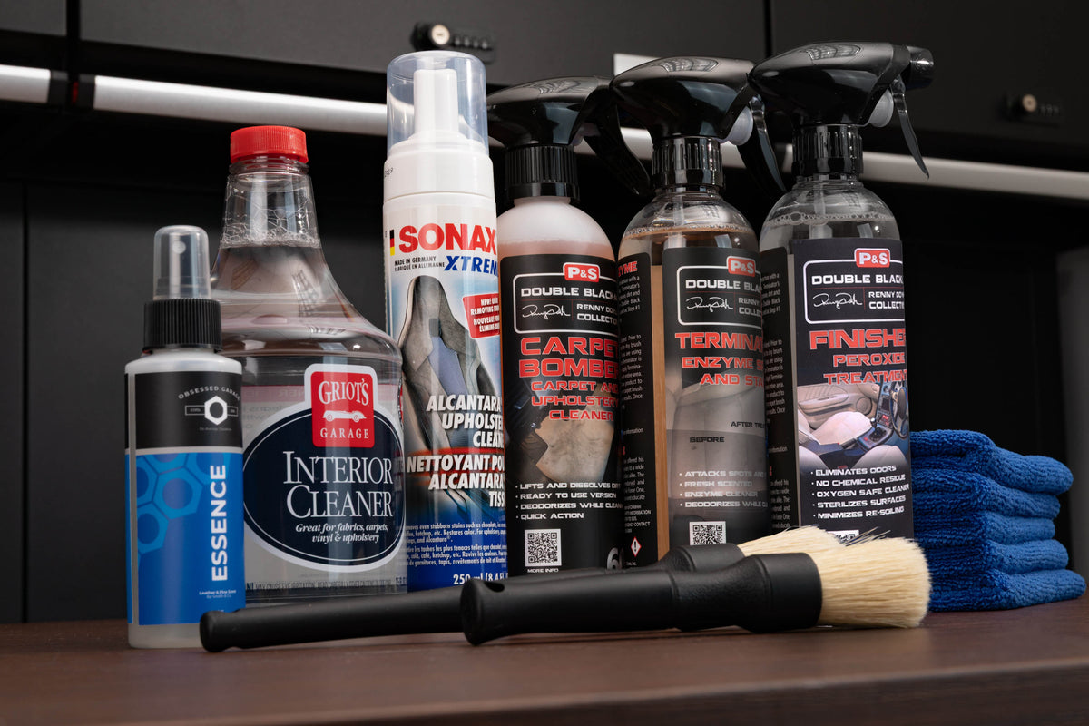 Obsessed Garage Fabric Care Essentials Kit, 12 Piece Set