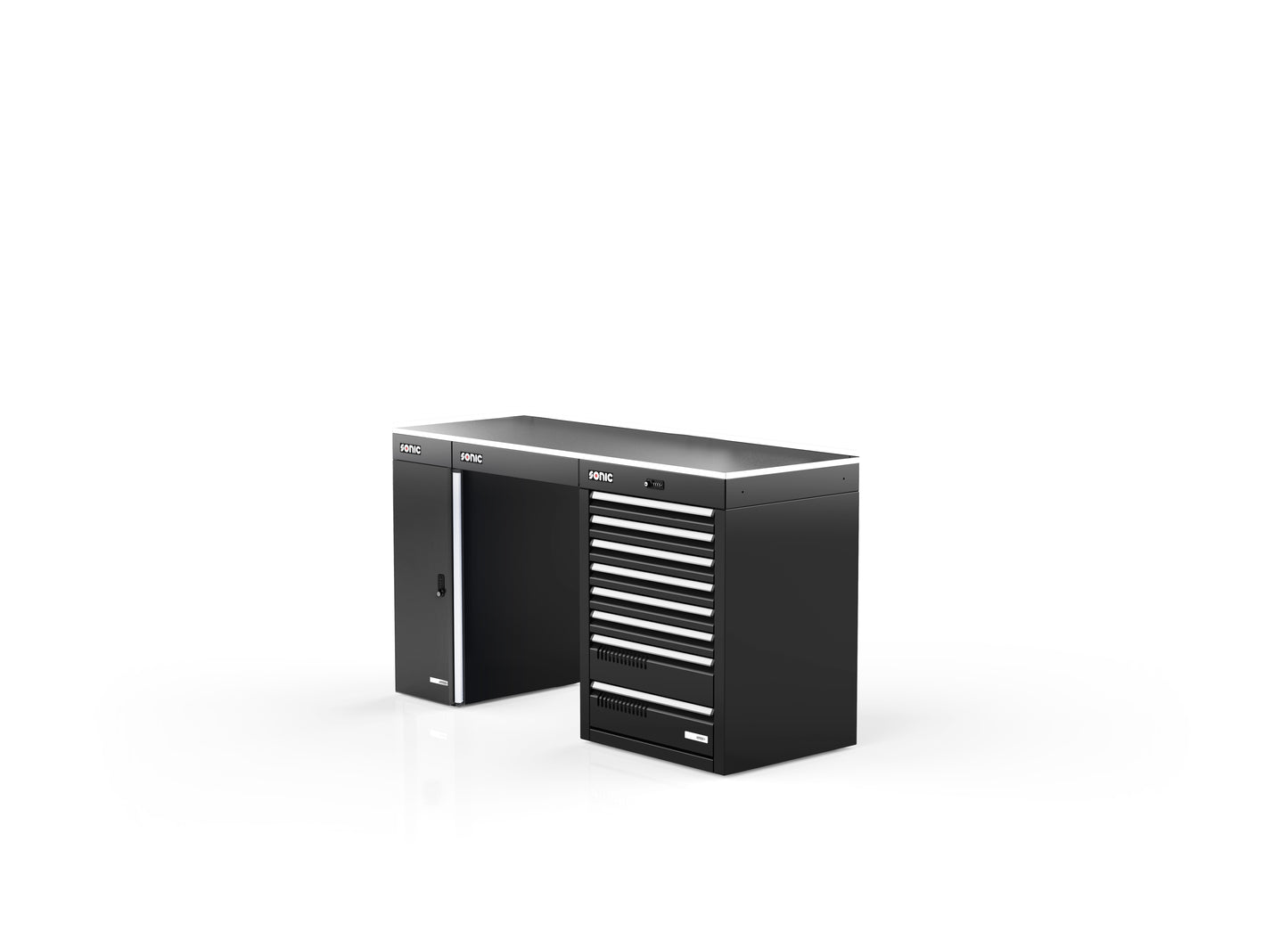 Sonic Tools MSS+ 70" Setup, 8 Drawers With Storage