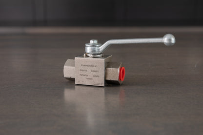 Carbon Steel 2-Way High Pressure Valve 3/8" FNPT