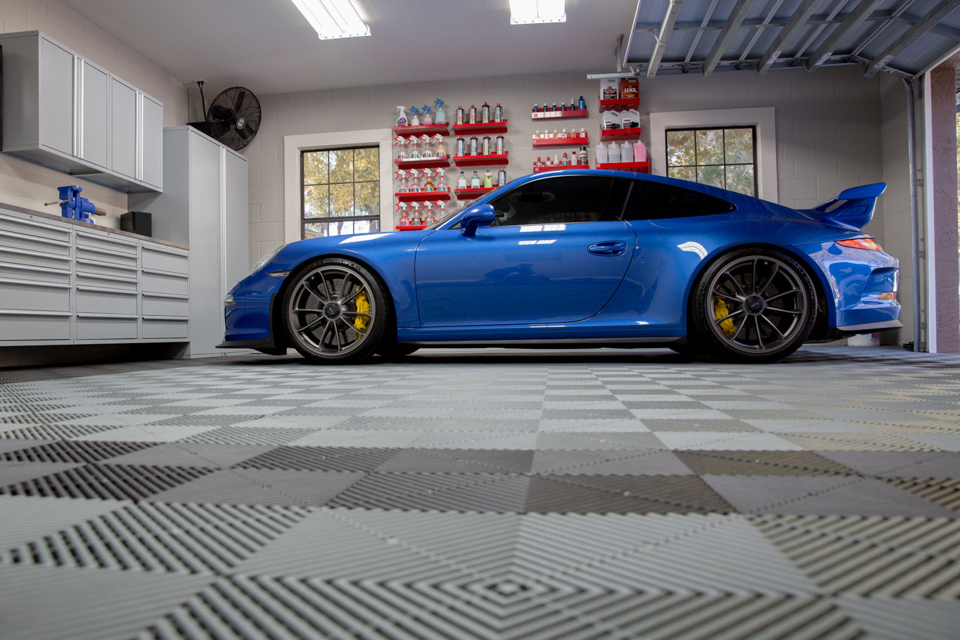 Four Car Swisstrax Flooring Solution