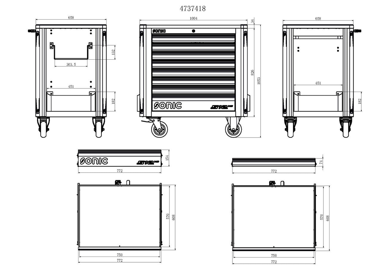 NEXT S12 XD - 8 DRAWERS