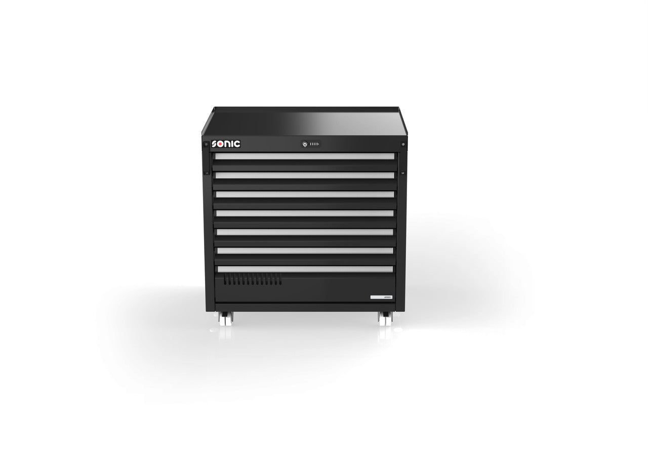 Sonic Tools MSS+ 870 Series Portable Cabinet, Extra Deep, 7 Drawers