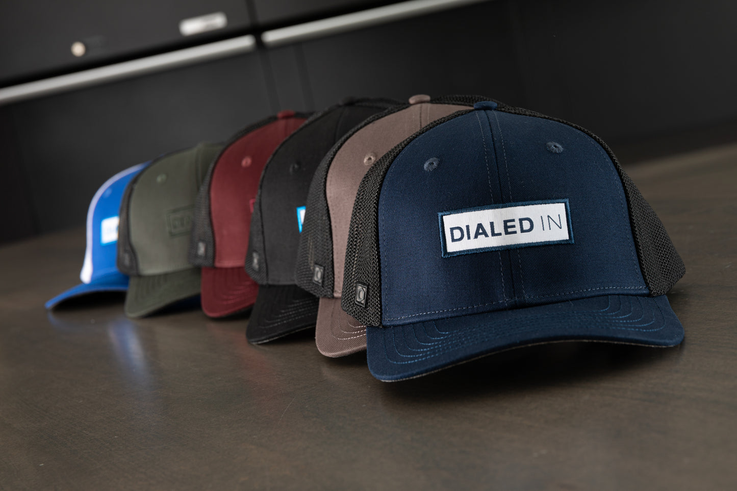 Obsessed Garage Dialed In Label Hat