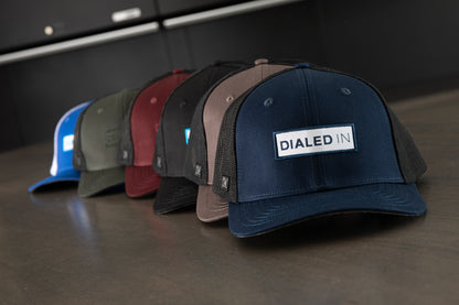 Obsessed Garage Dialed In Label Hat