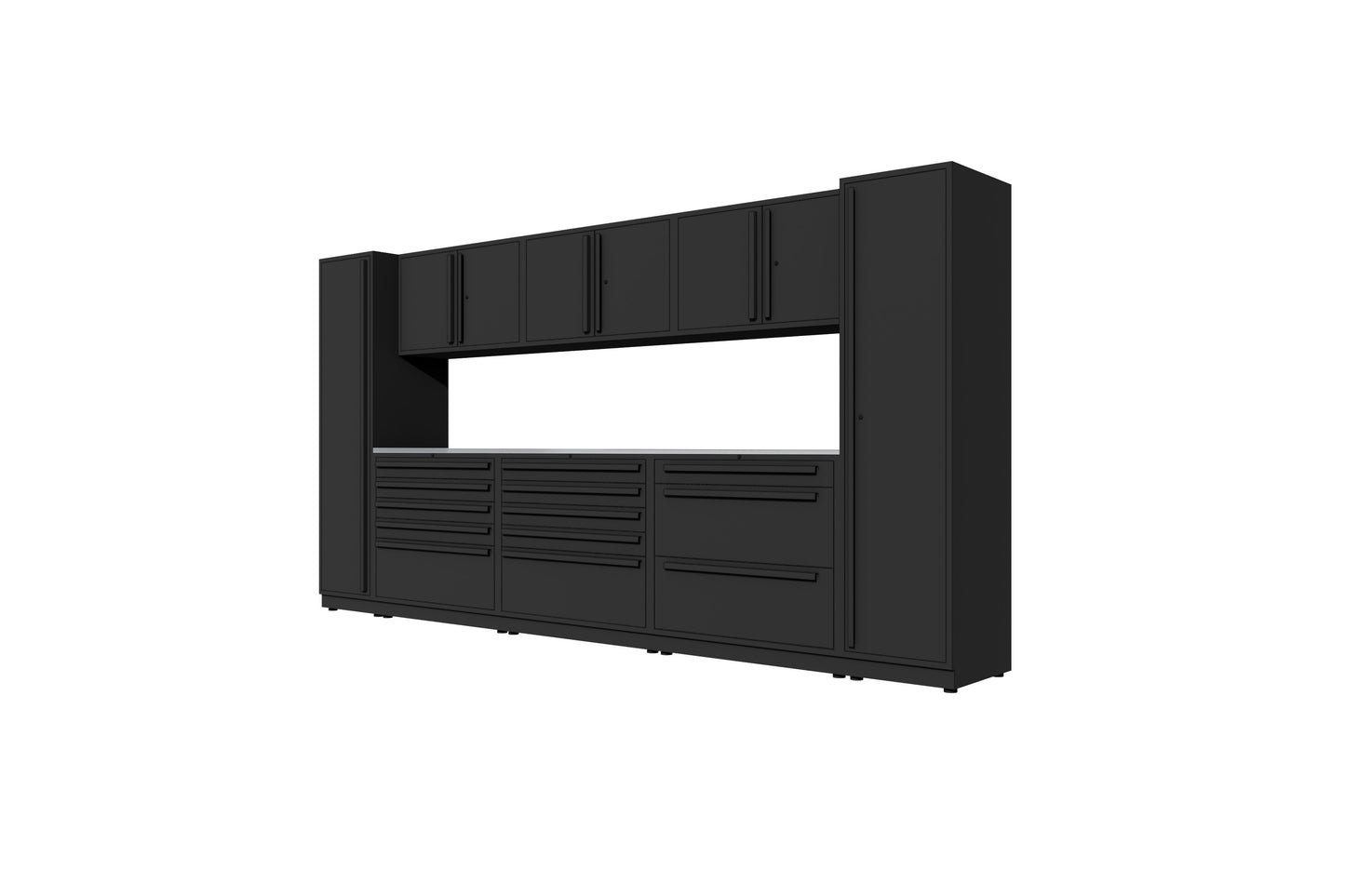 ProSlat Fusion Plus 160" Single Door Locker Preconfigured Array