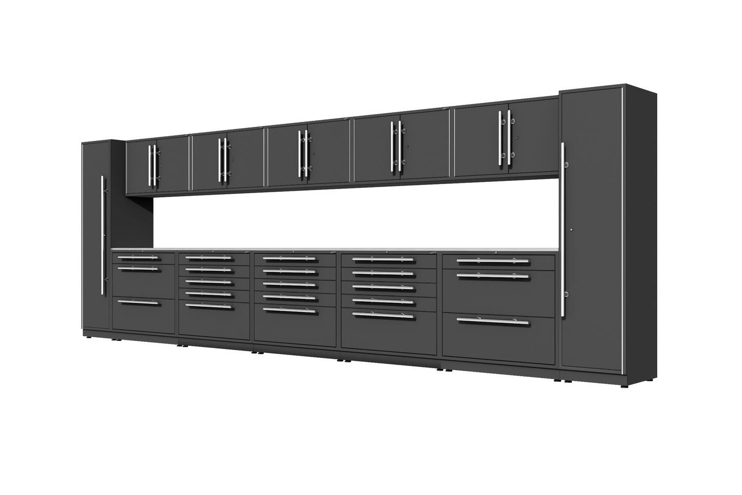 ProSlat LUX 240" Single Door Locker Preconfigured Array
