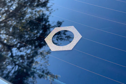 Die-Cut Vinyl Hex Logo Decal