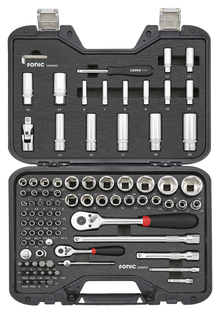 Sonic Tools Mobile Case Storage Combination Set 1/4", 1/2", 94 Pcs
