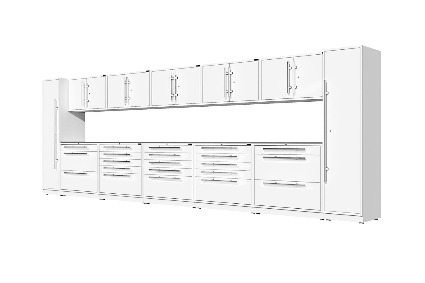 ProSlat LUX 240" Single Door Locker Preconfigured Array