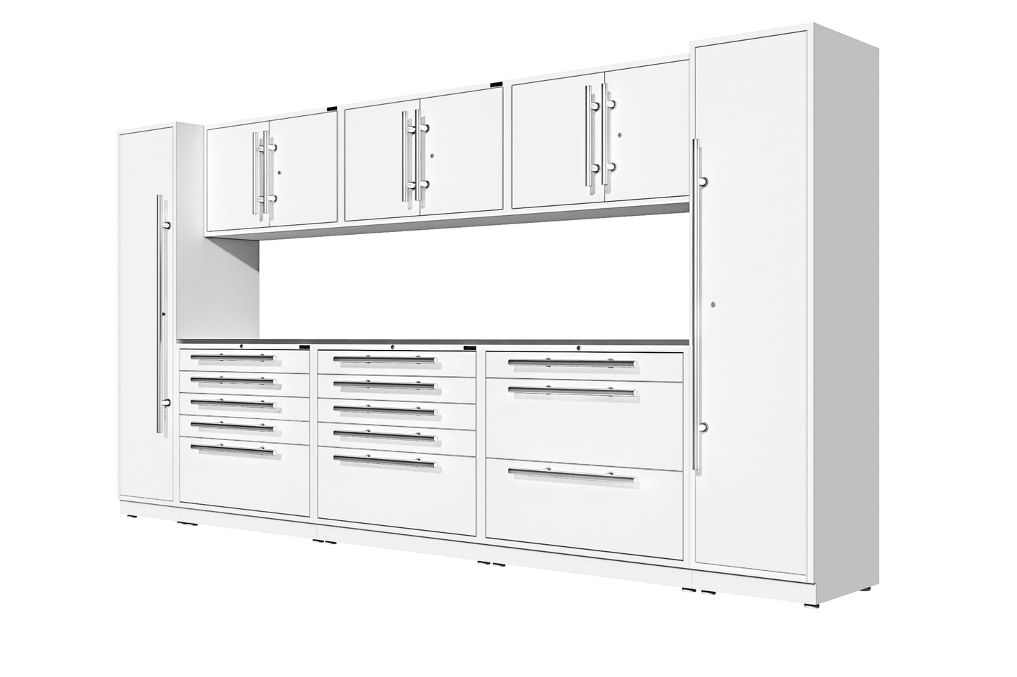 ProSlat LUX 160" Single Door Locker Preconfigured Array