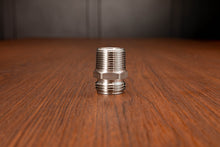 Stainless Steel 3/4" Male NPT to 3/4" Male GHT
