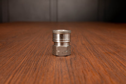 Stainless Steel 3/8" Female QD Coupler