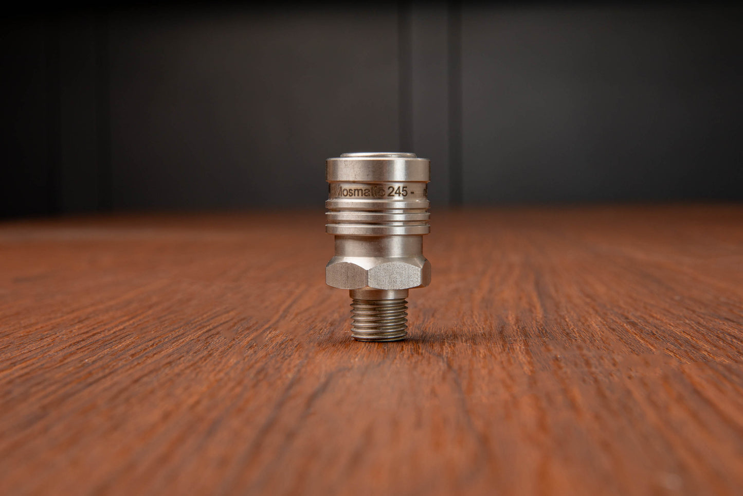 Mosmatic T304 SS 1/4" Male QD Coupler