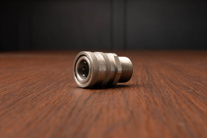 Mosmatic T304 SS M22 Male (14mm) to 3/8" QD Coupler