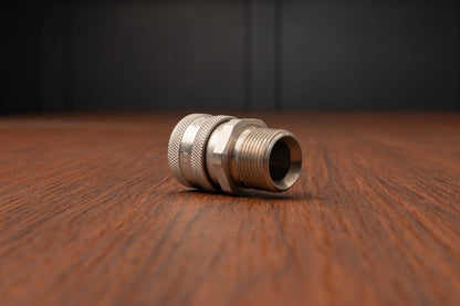 Mosmatic T304 SS M22 Male (14mm) to 3/8" QD Coupler