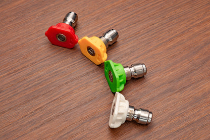 Stainless Steel 1/4" Nozzle 4 Pack