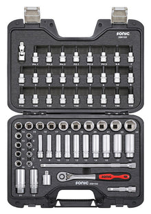 Sonic Tools Mobile Case Storage Socket and Bit Socket Set 3/8", 61-Pcs