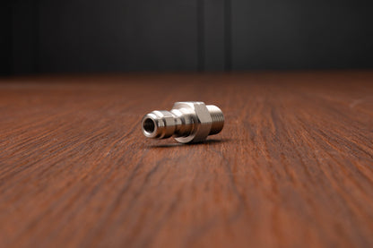 Mosmatic T304 SS 1/4" Male QD Plug