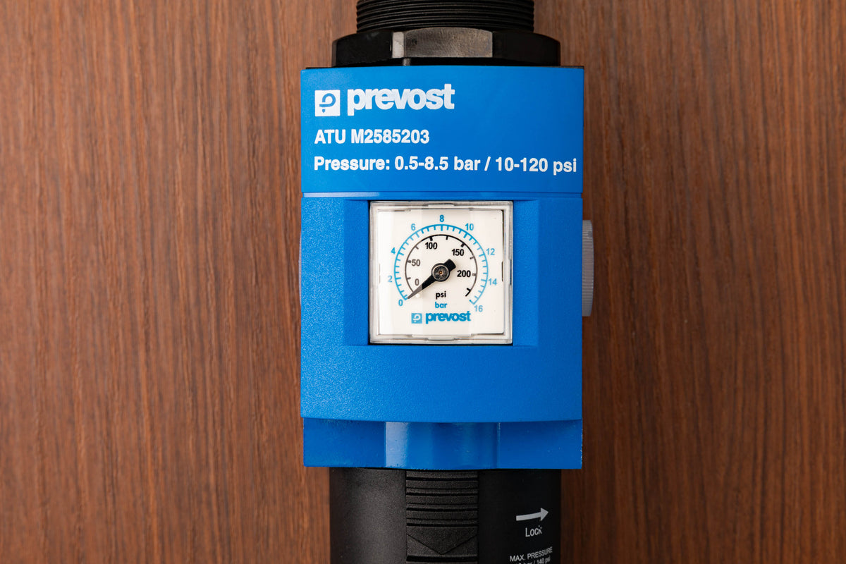 Prevost ATU - 1/2" NPT (Female) High-Flow Filter Regulator - 159 CFM