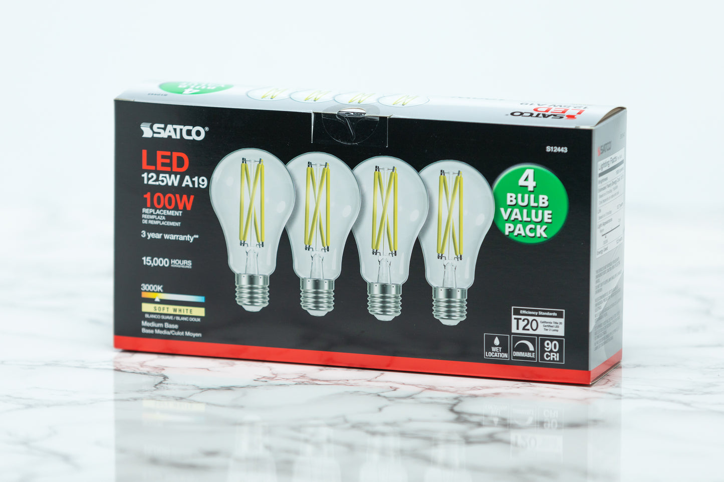 Satco A19 Standard LED Light Bulb