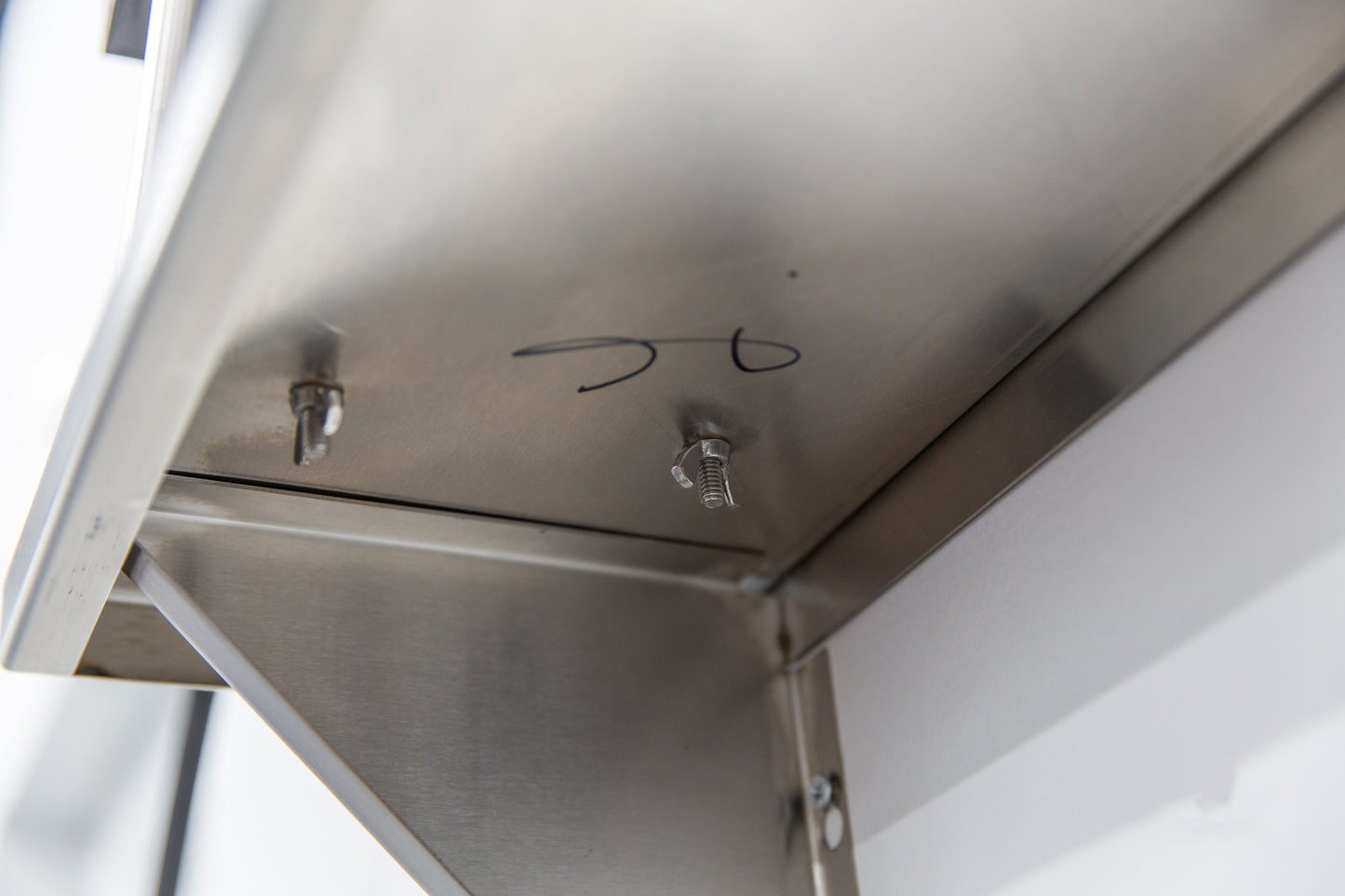 18" x 8" Stainless Steel Pressure Washer Shelf