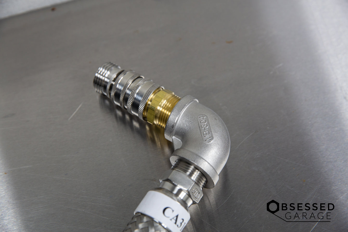 Brass 3/4" Male NPT to 3/4" Male GHT
