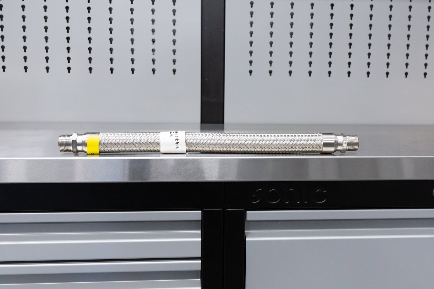 Stainless Bucket Filler or Inlet Hose (3/4" NPT Male to Male)