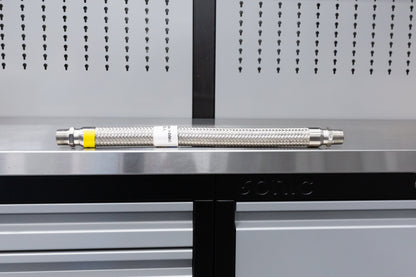 Stainless Bucket Filler or Inlet Hose (3/4" NPT Male to Male)