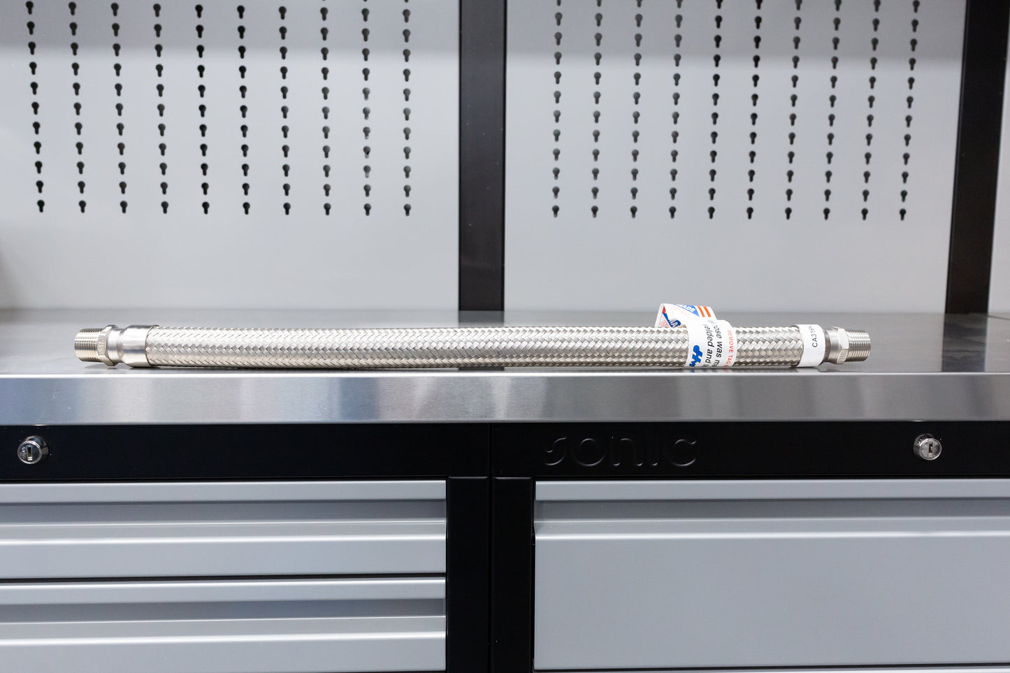 Stainless Bucket Filler or Inlet Hose (3/4" NPT Male to Male)