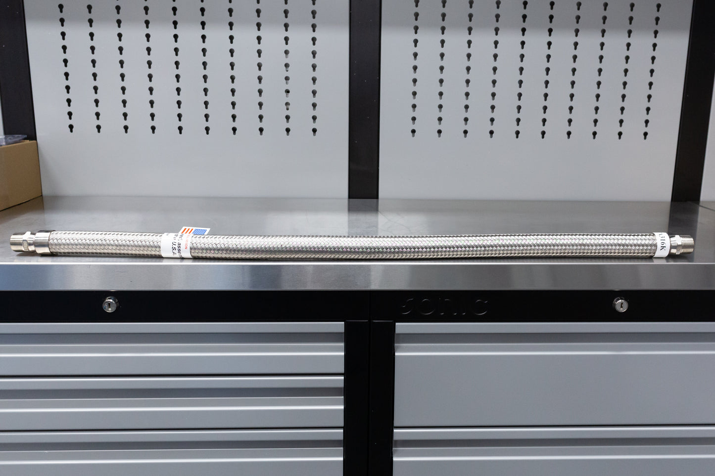 Stainless Bucket Filler or Inlet Hose (3/4" NPT Male to Male)