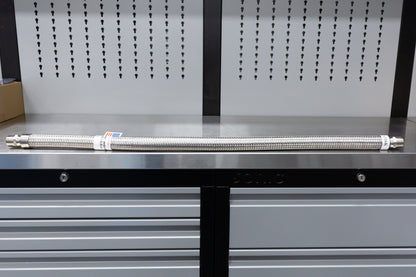 Stainless Bucket Filler or Inlet Hose (3/4" NPT Male to Male)