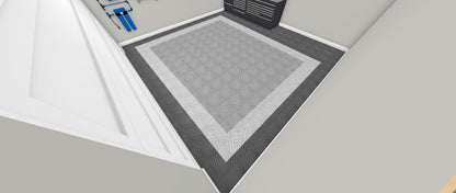 Two Car Swisstrax Flooring Solution