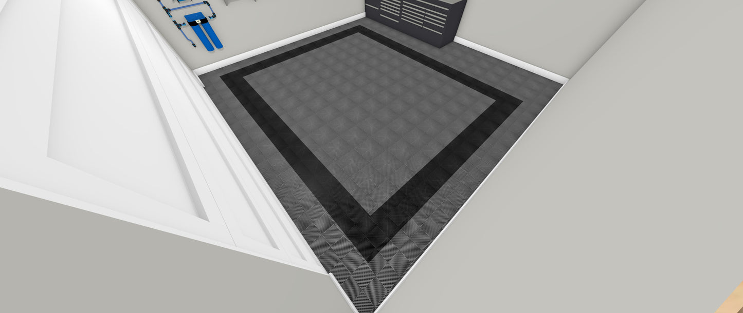 Two Car Swisstrax Flooring Solution