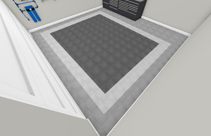 Two Car Swisstrax Flooring Solution