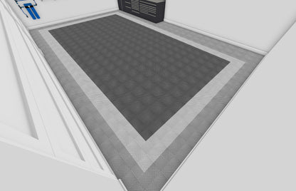 Three Car Swisstrax Flooring Solution