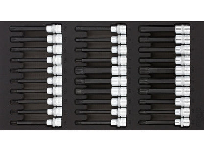 Sonic Foam System - Bit Socket Set 3/8" - 30 Pieces - 1/3 (Small)