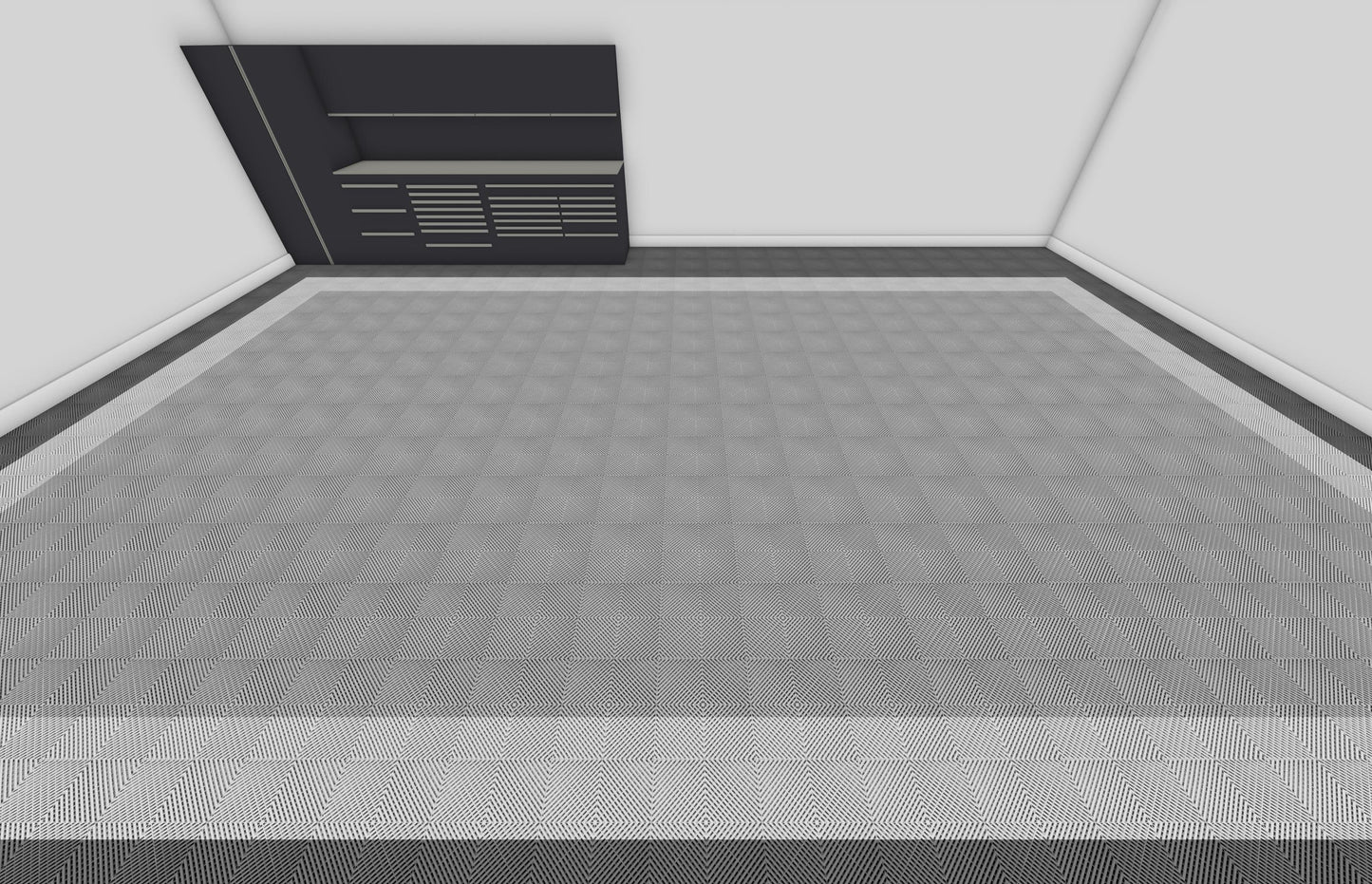 Three Car Swisstrax Flooring Solution