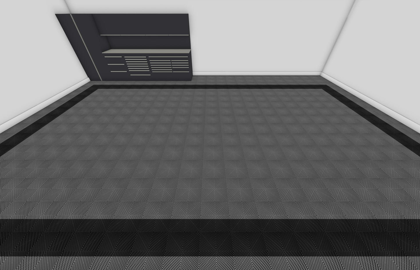 Three Car Swisstrax Flooring Solution