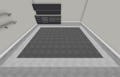 Two Car Swisstrax Flooring Solution