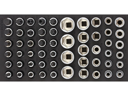 Sonic Foam System - Bit Socket Set 1/2" - 56 Pieces - 1/3 (Small)