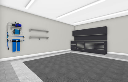 Two Car Swisstrax Flooring Solution