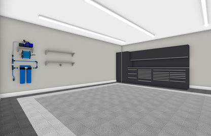 Three Car Swisstrax Flooring Solution