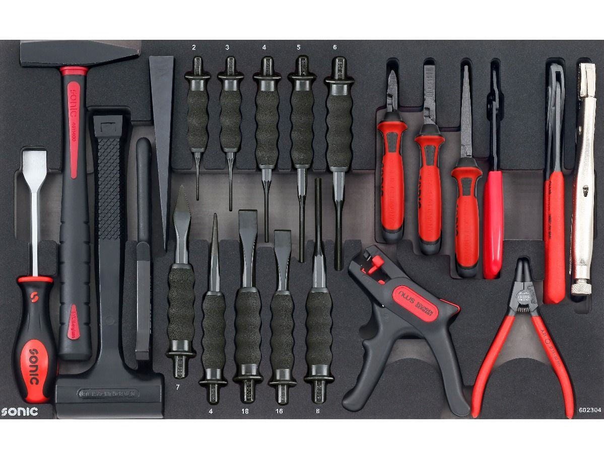 Sonic Foam System - Pliers Set - 23 Pieces - 26" (Medium)