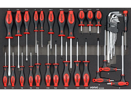 Sonic Foam System - Screwdrivers Set - 41 Pieces - 26" (Medium)