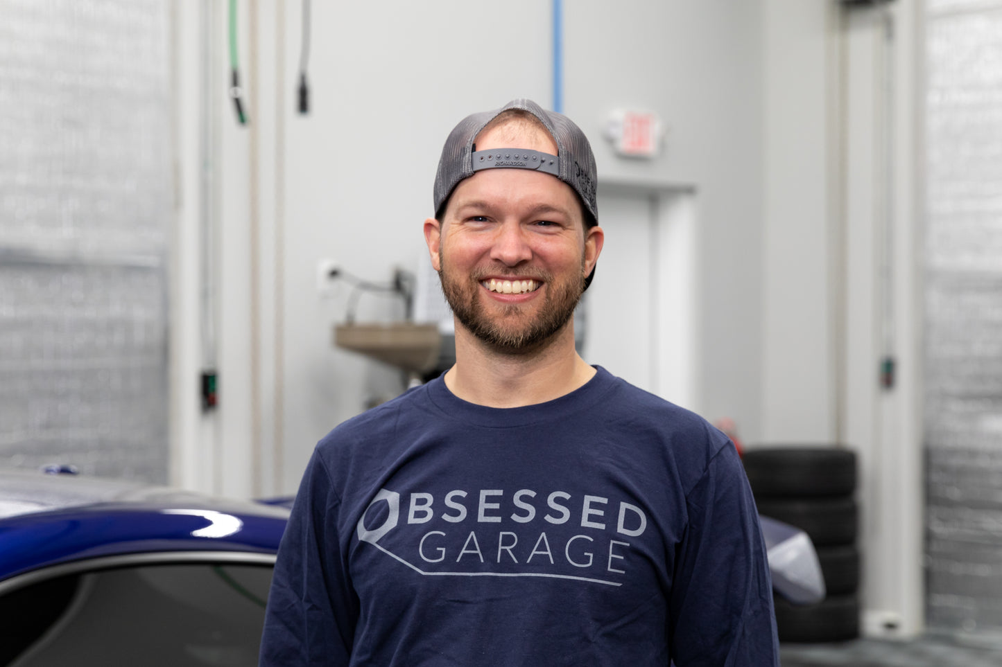 Obsessed Garage Logo Long Sleeve Shirt