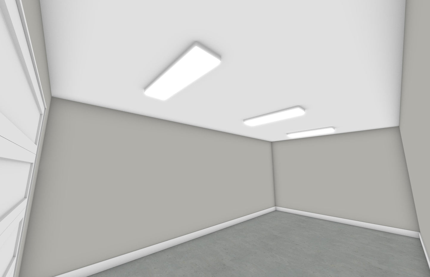 Basic One Car Garage Lighting Solution