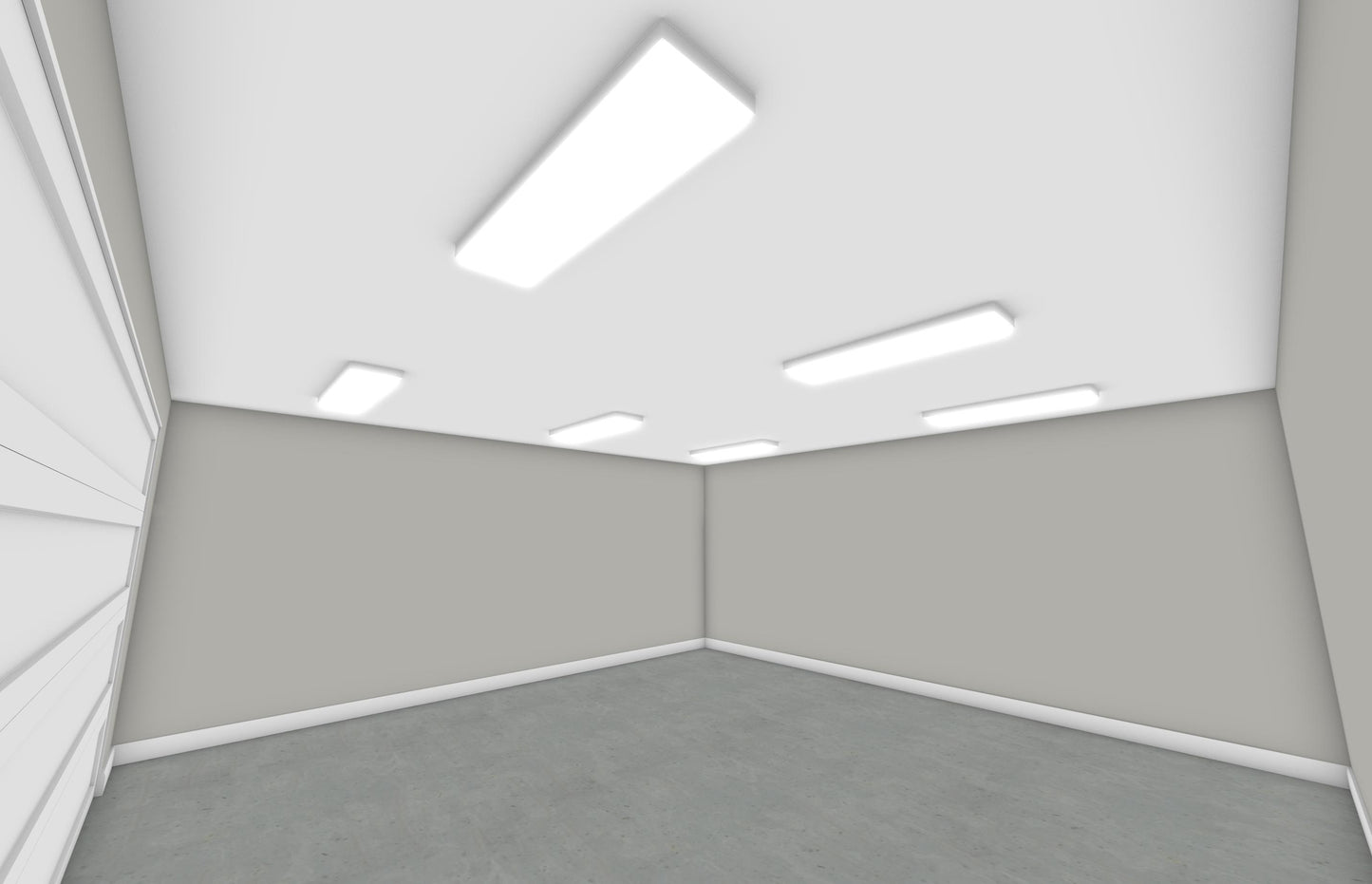 Basic Two Car Garage Lighting Solution